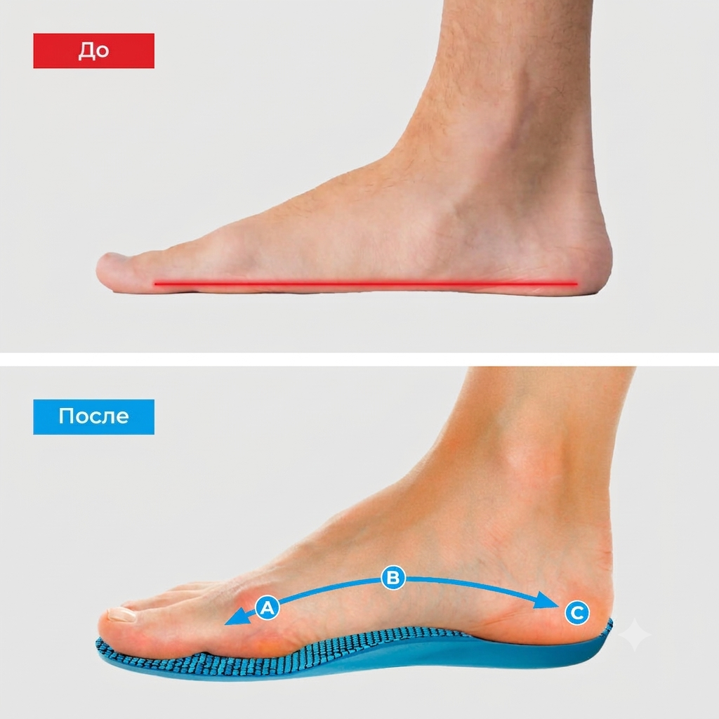 Стельки ComfyFeet™️ - Наслаждайтесь днями без боли, без дорогих процедур и визитов к врачу....